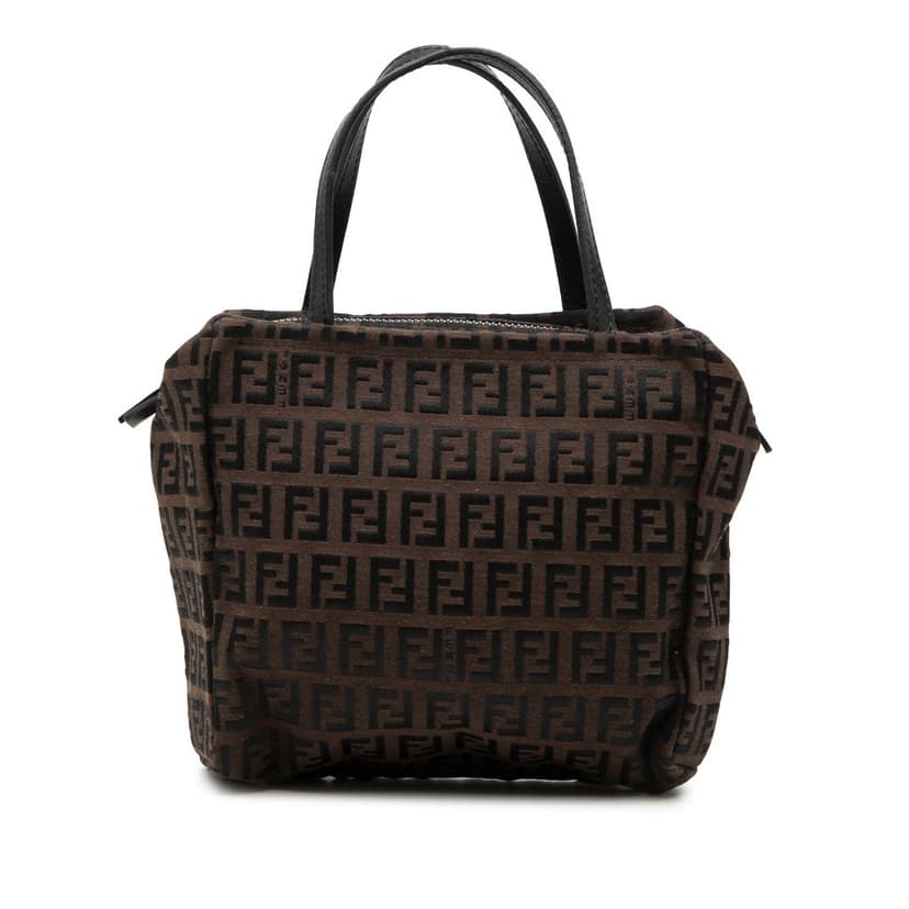 Fendi Mini Zucchino Canvas Handbag