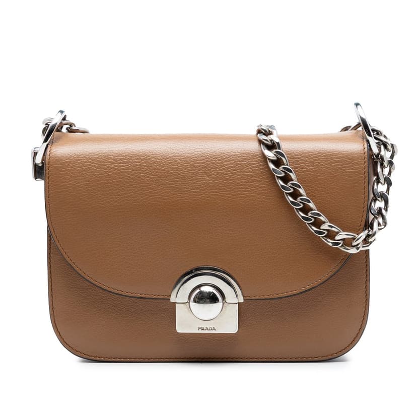 Prada Glace Calf Arcade Crossbody