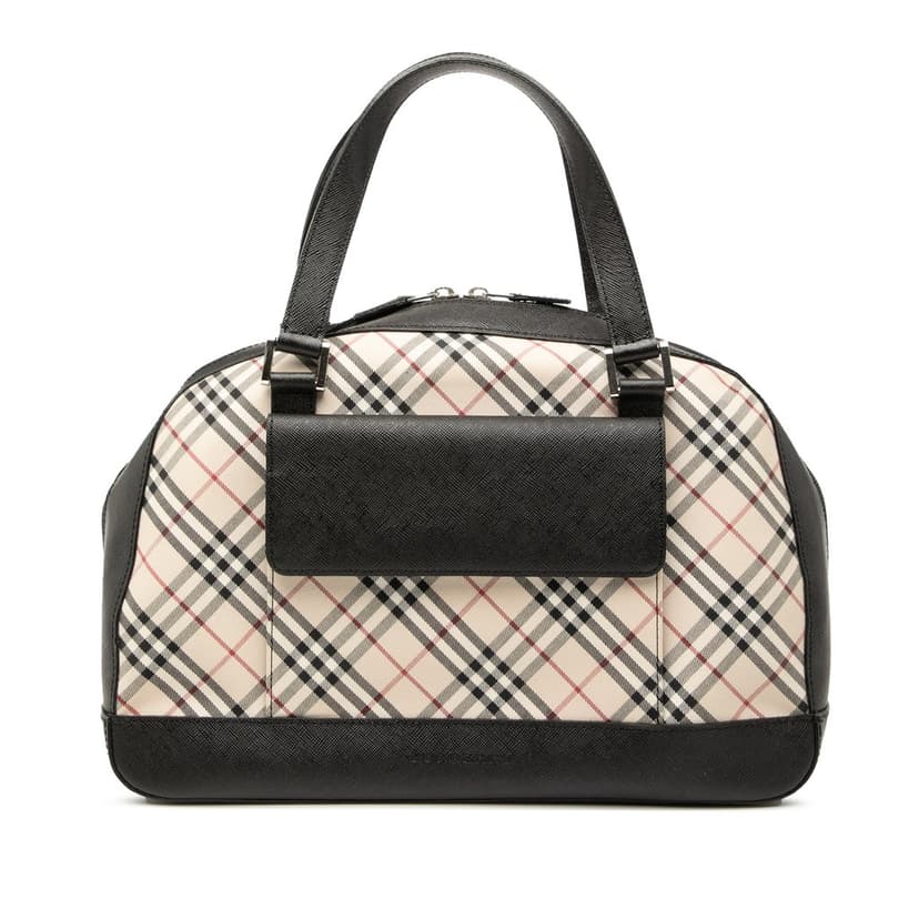 Burberry Nova Check Canvas Handbag