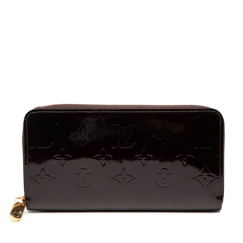 Louis Vuitton Monogram Vernis Zippy Long Wallet