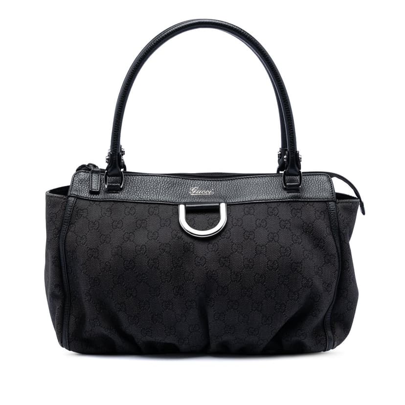 Gucci GG Denim Abbey D Ring Tote