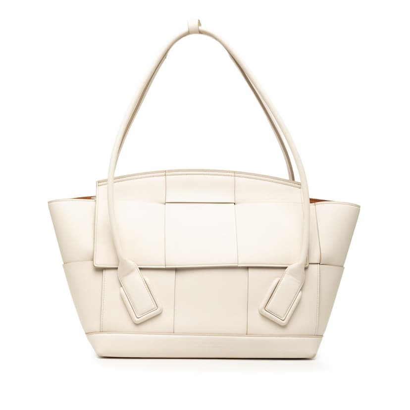 Bottega Veneta Medium Calfskin Maxi Intrecciato Arco Tote