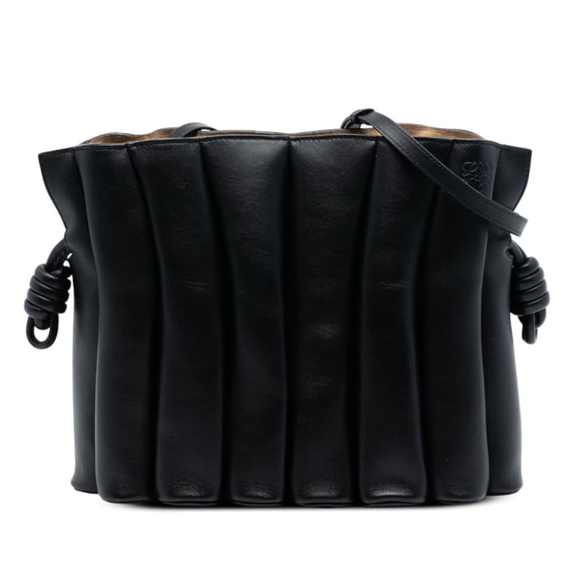 LOEWE Calfskin Ondas Flamenco Knot Crossbody