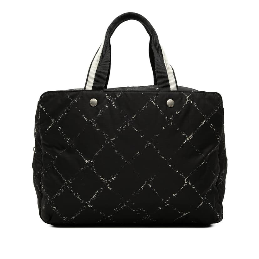 Chanel Old Travel Line Nylon Handbag