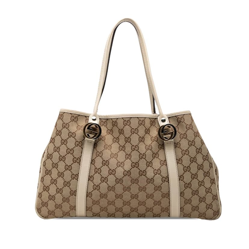 Gucci GG Canvas Twins Tote