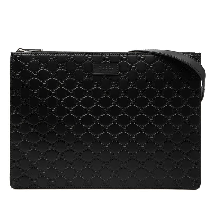 Gucci Guccissima Zip Messenger Bag