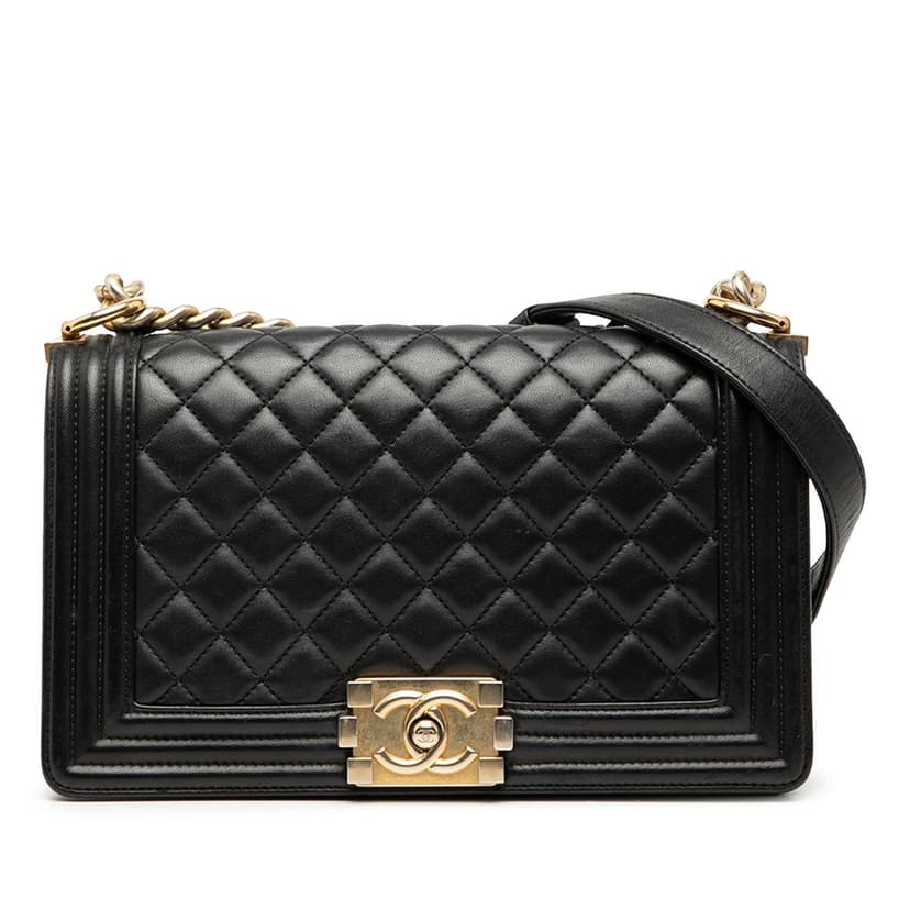 Chanel Medium Quilted Lambskin Boy Flap