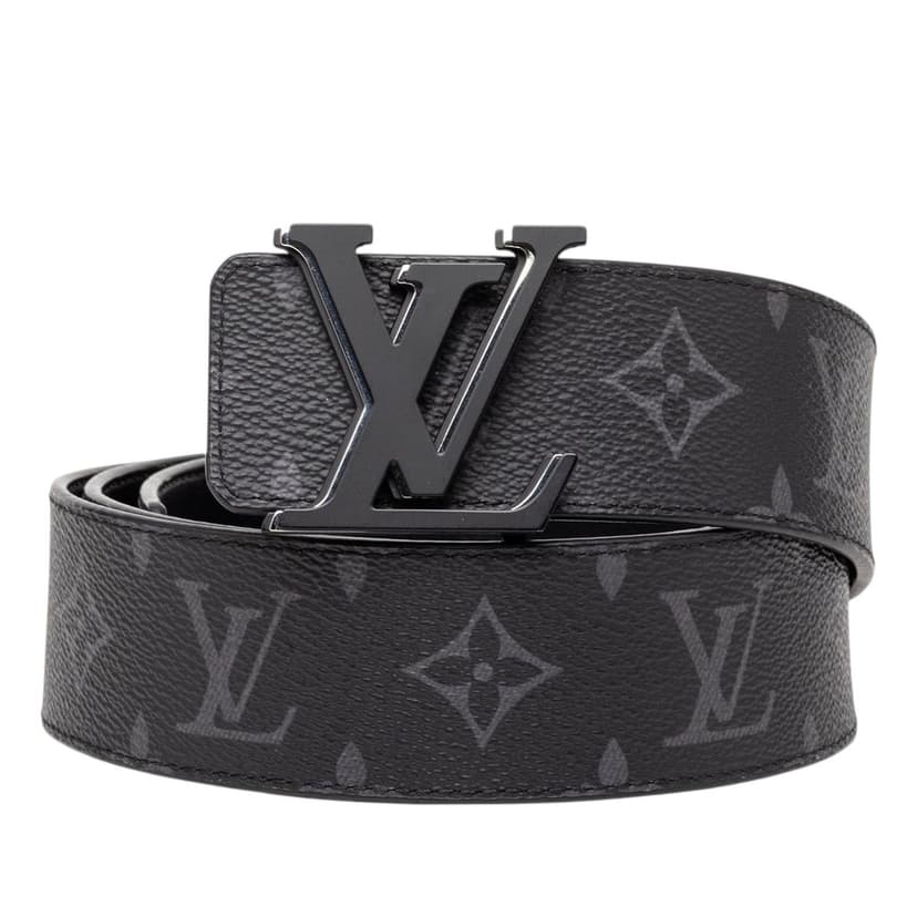 Louis Vuitton Monogram Eclipse LV Initiales Reversible Belt