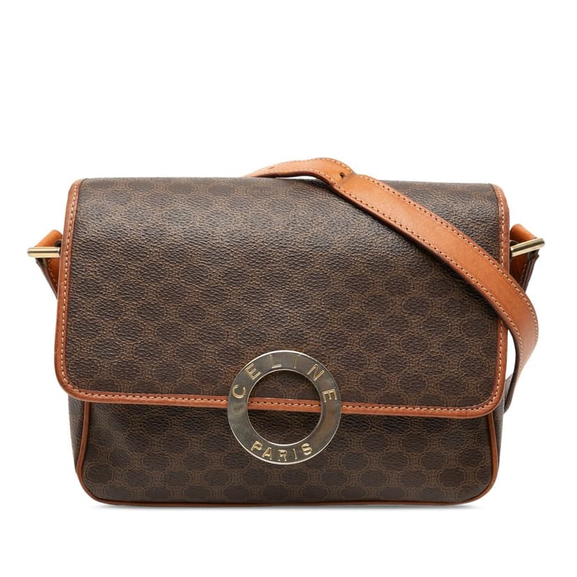 Celine Macadam Coated Canvas Crossbody