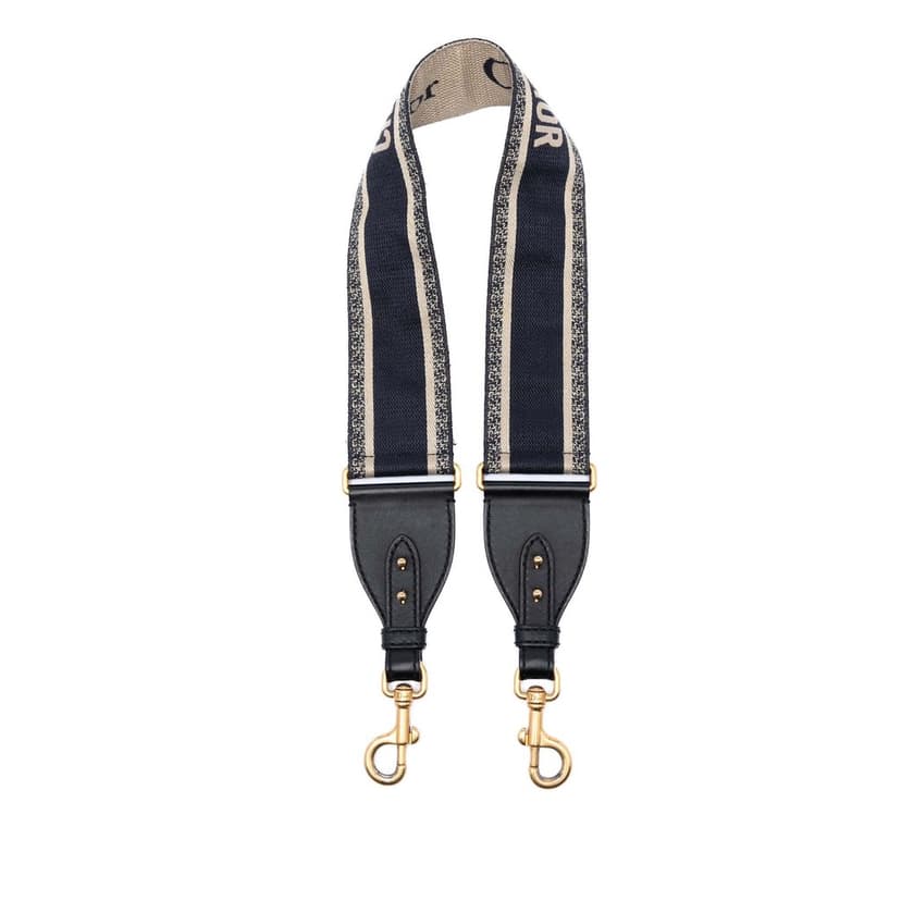 Dior Embroidered Canvas Bag Strap