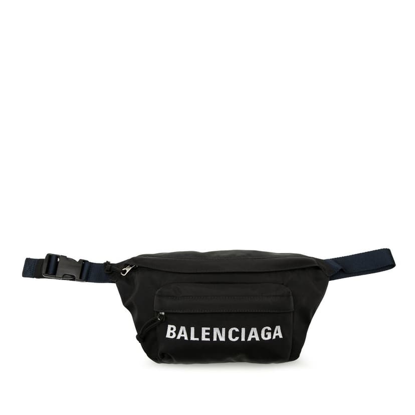 Balenciaga Nylon Logo Wheel Belt Bag