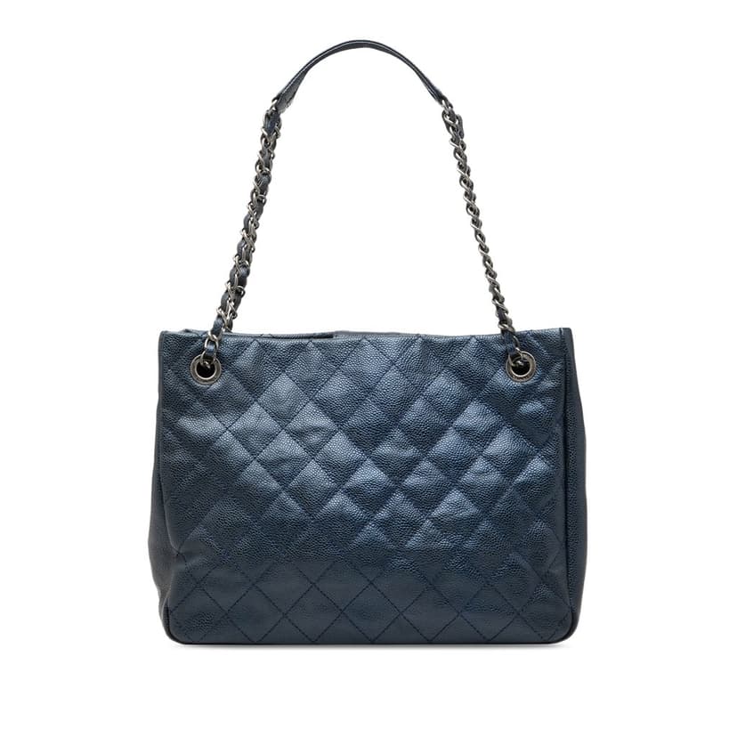 Chanel Medium Caviar Iridescent Chic Shopping Tote