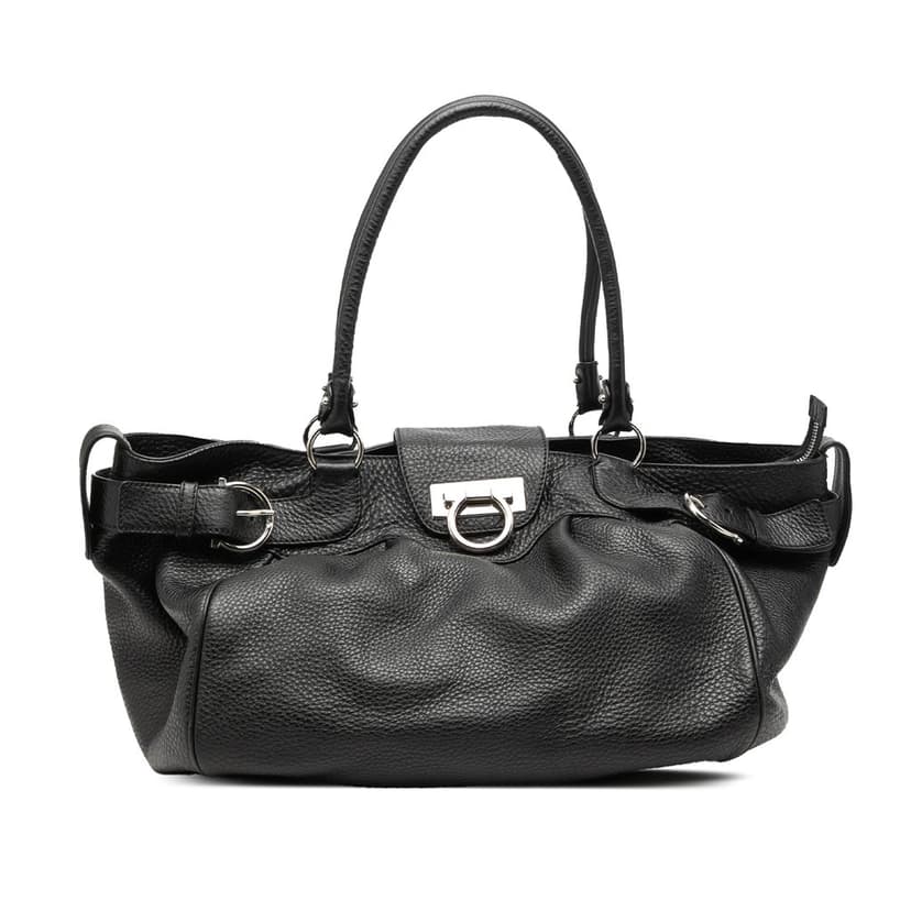 Salvatore Ferragamo Leather Gancini Marisa Handbag