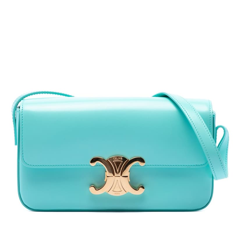Celine Shiny Calfskin Claude Shoulder Bag