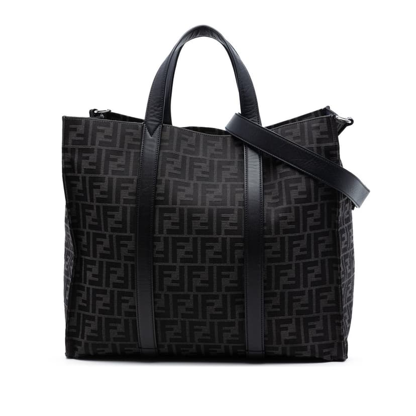 Fendi Large Zucca Jacquard Shopper Tote