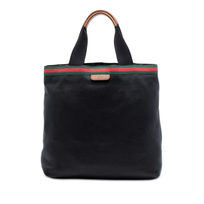 Gucci Calfskin Web Tote