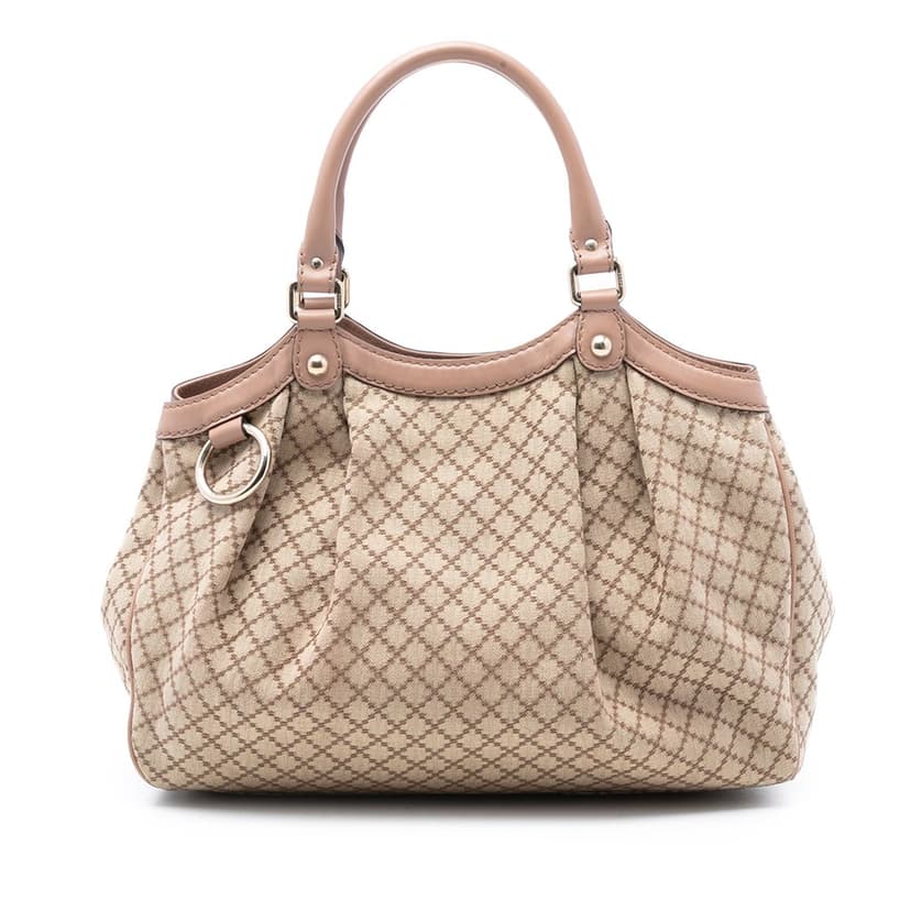 Gucci Medium Diamante Canvas Sukey Tote
