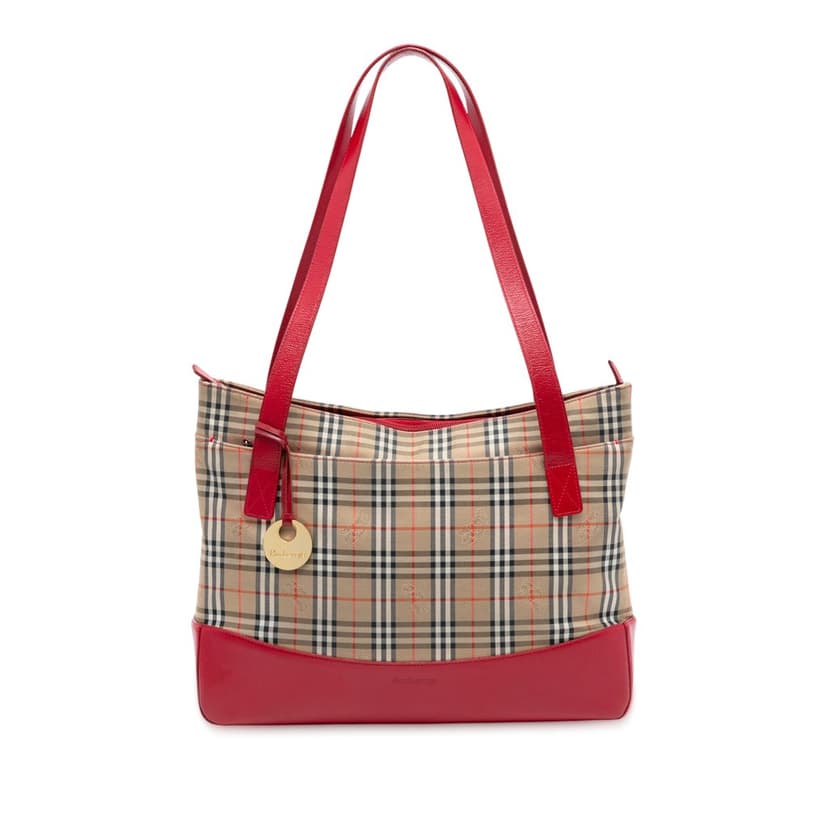 Burberry Haymarket Check Canvas Tote