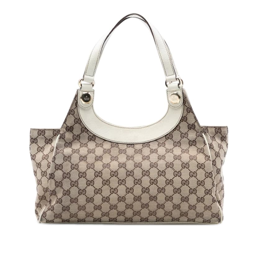 Gucci حقيبة كتف متوسطة الحجم من قماش GG Charmy