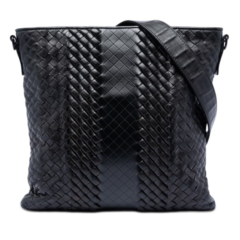 Bottega Veneta Leather Intreccio Imperatore Crossbody