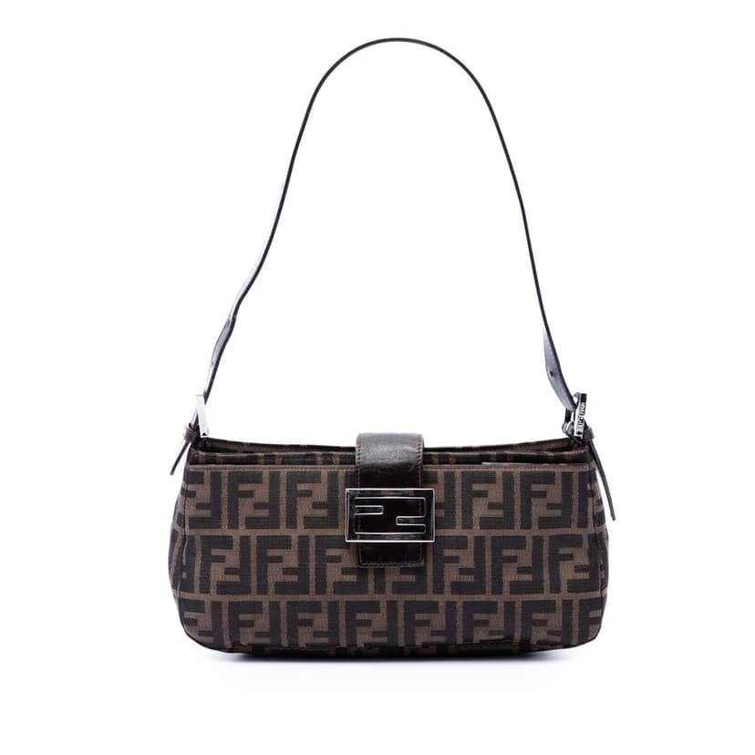 Fendi حقيبة كتف من قماش زوكا