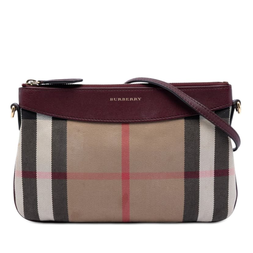 Burberry Mega Check Canvas Derby Peyton Crossbody