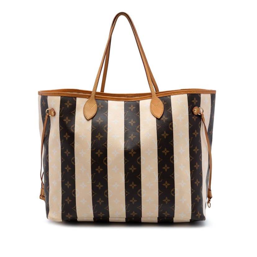 Louis Vuitton حقيبة Monogram Rayures Neverfull GM