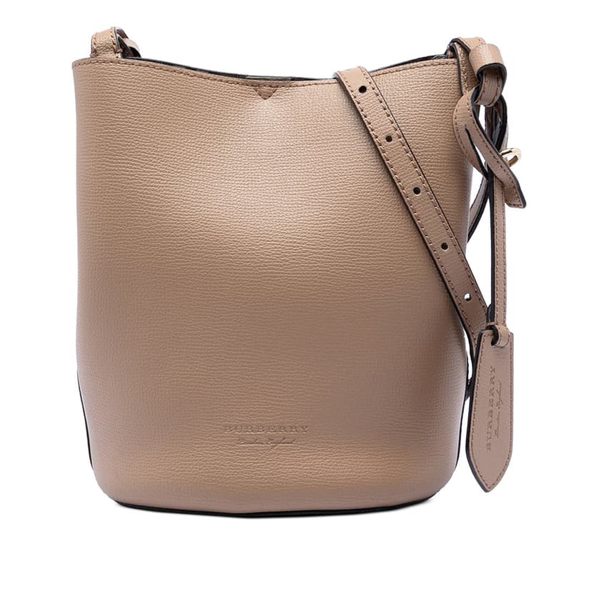 Burberry Leather Lorne Bucket Bag