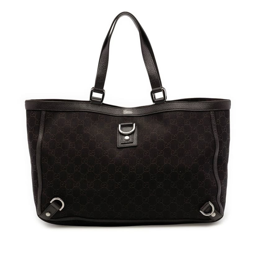 Gucci GG Denim Abbey D Ring Tote