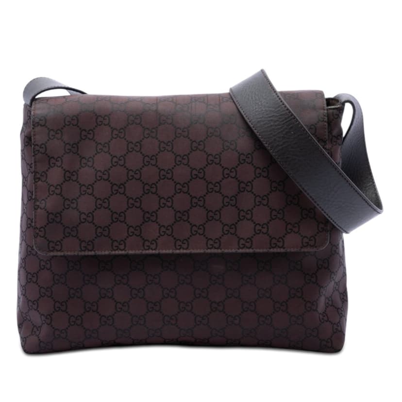 Gucci حقيبة كروسبودي من النايلون بنقشة GG