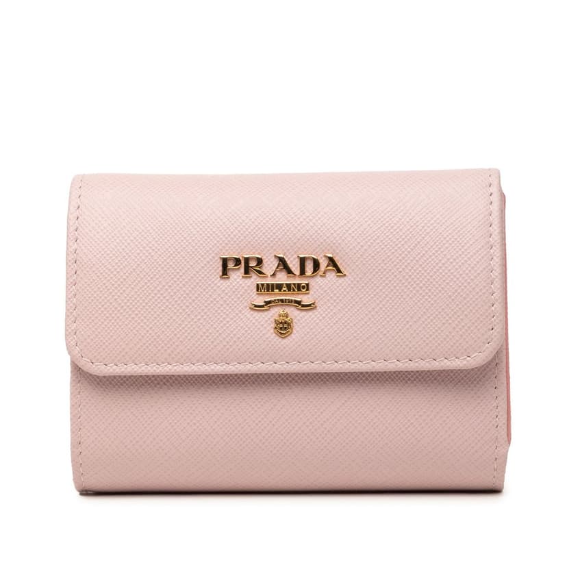 Prada محفظة سافيانو ثلاثية الطي