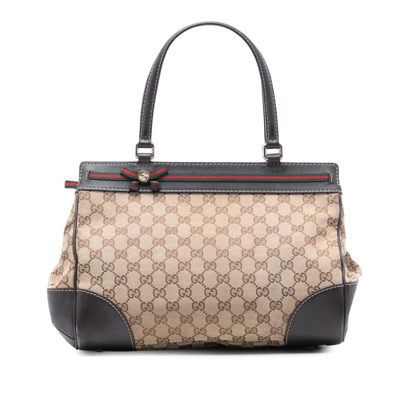 Gucci GG Canvas Web Mayfair Tote