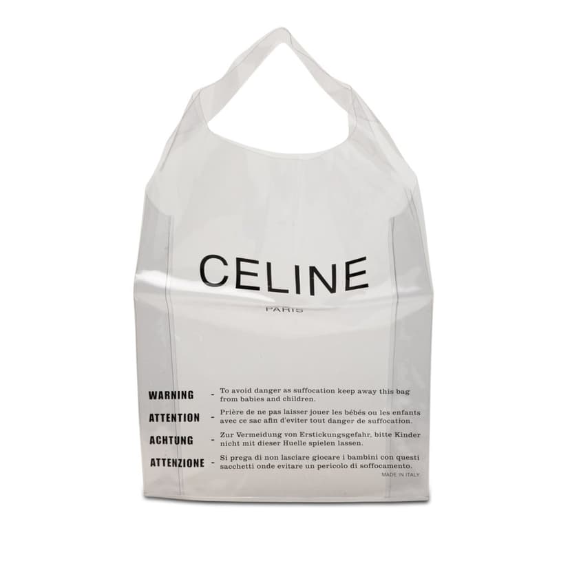 Celine PVC Shopping Tote