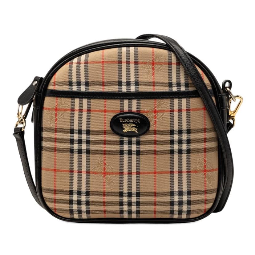 Burberry Haymarket Check Canvas Crossbody