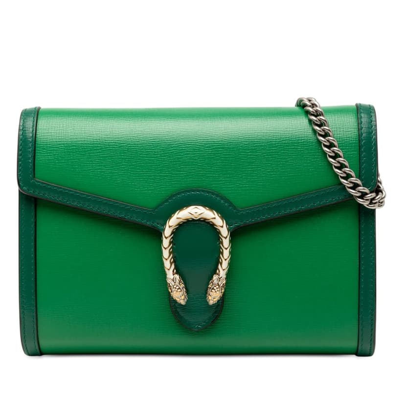 Gucci Bicolor Calfskin Dionysus Wallet on Chain