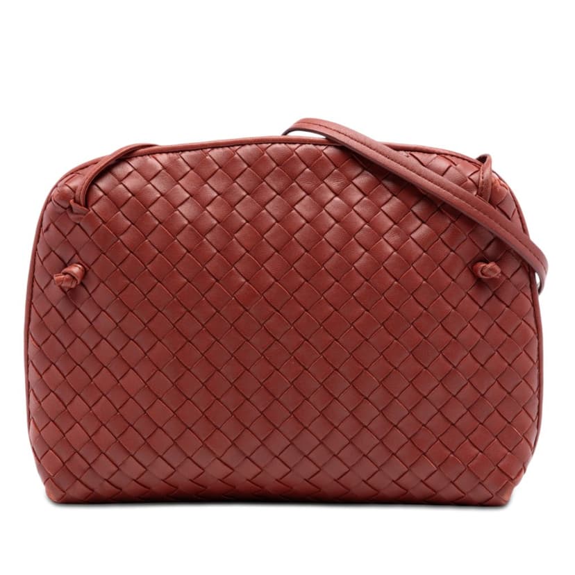 Bottega Veneta Nappa Intrecciato Nodini Crossbody