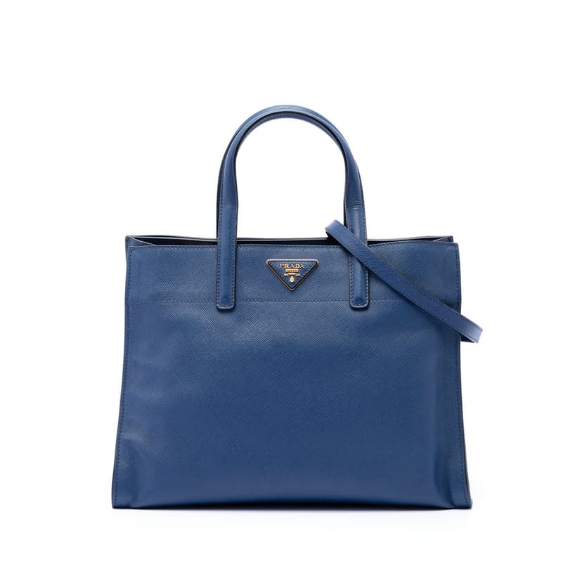 Prada Saffiano Soft Triple Pocket Tote