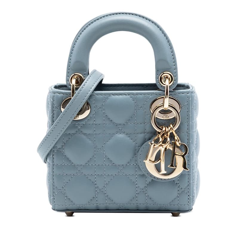 Dior Micro Lambskin Cannage Lady Dior