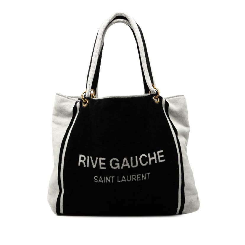 Saint Laurent Terry Cloth Rive Gauche Tote