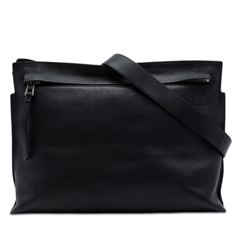 LOEWE Leather Anagram T Pouch Crossbody