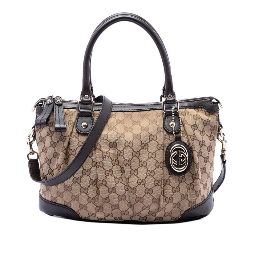 Gucci GG Canvas Sukey Satchel