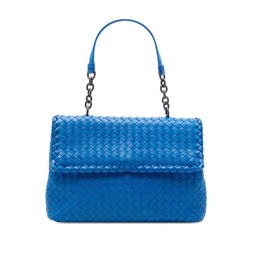Bottega Veneta Medium Nappa Intrecciato Olimpia Shoulder Bag