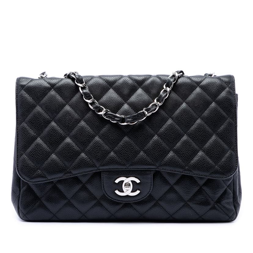 Chanel Jumbo Classic Caviar Single Flap
