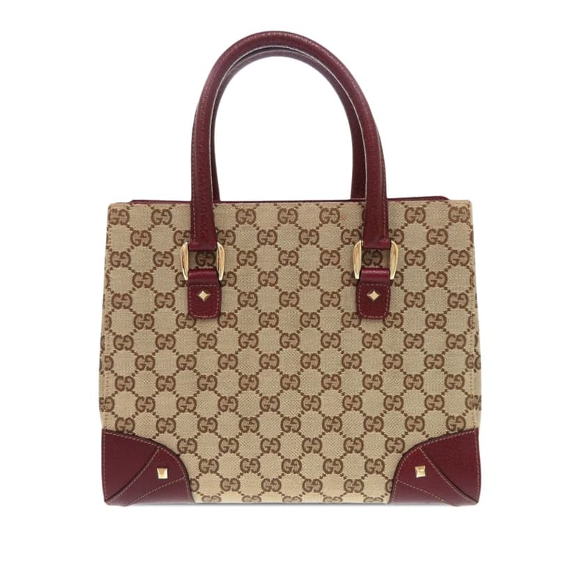 Gucci GG Canvas Nailhead Handbag