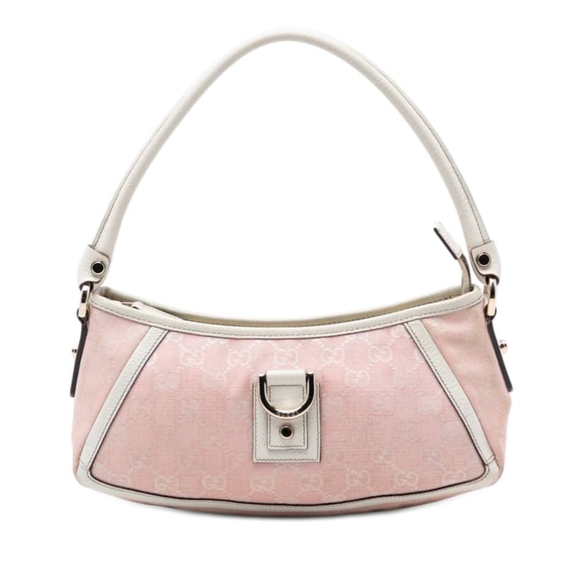Gucci حقيبة صغيرة من قماش GG بتصميم آبي بحلقة D