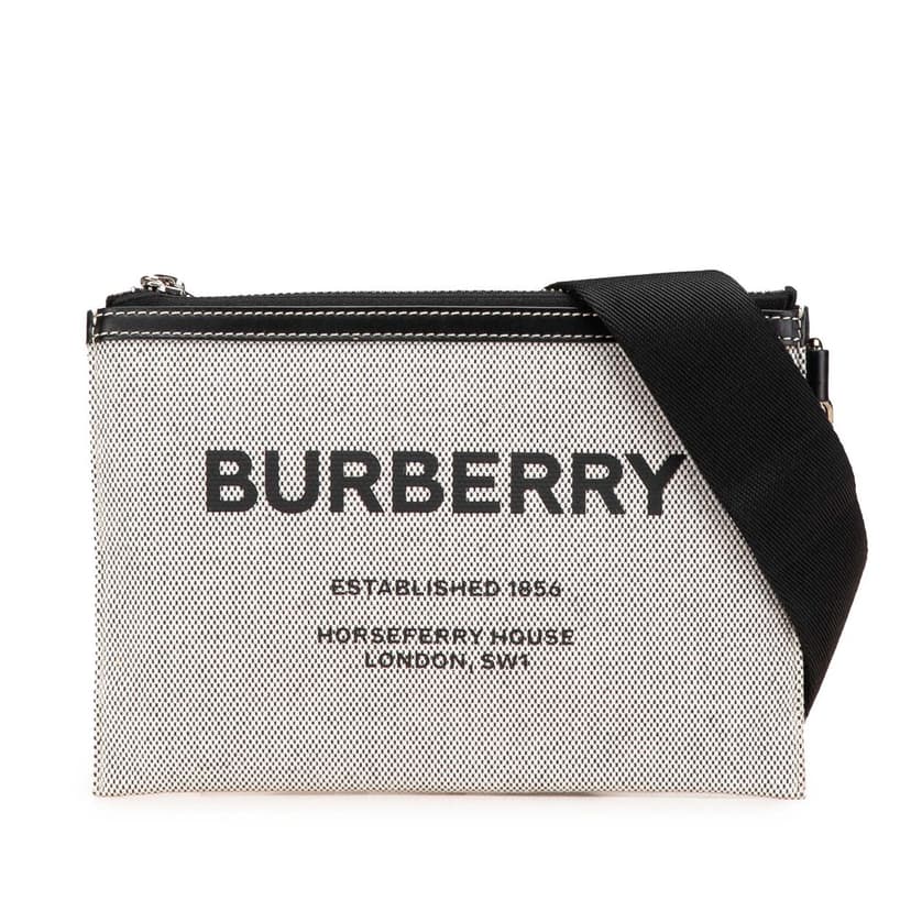 Burberry Canvas Horseferry Print Callum Crossbody