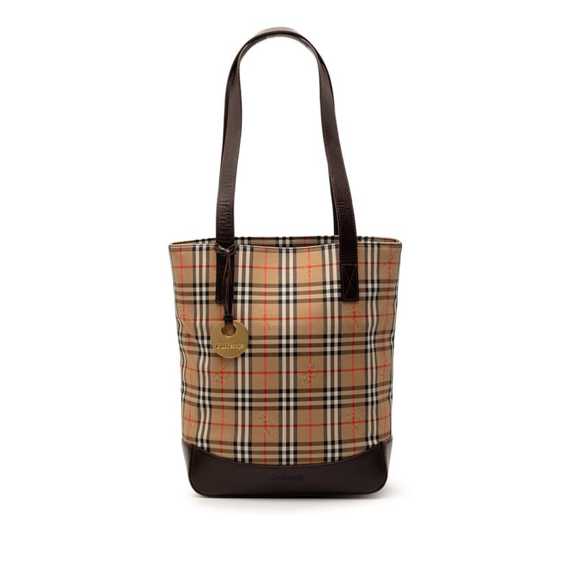 Burberry Haymarket Check Canvas Tote