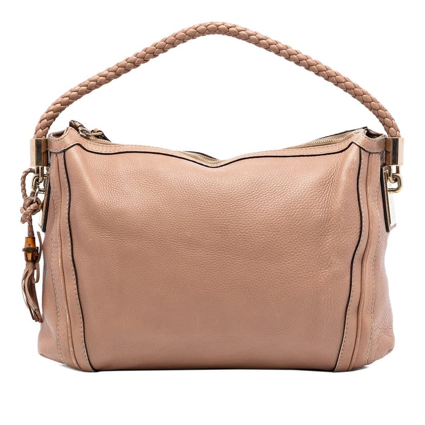Gucci Medium Pebbled Calfskin Bella Shoulder Bag