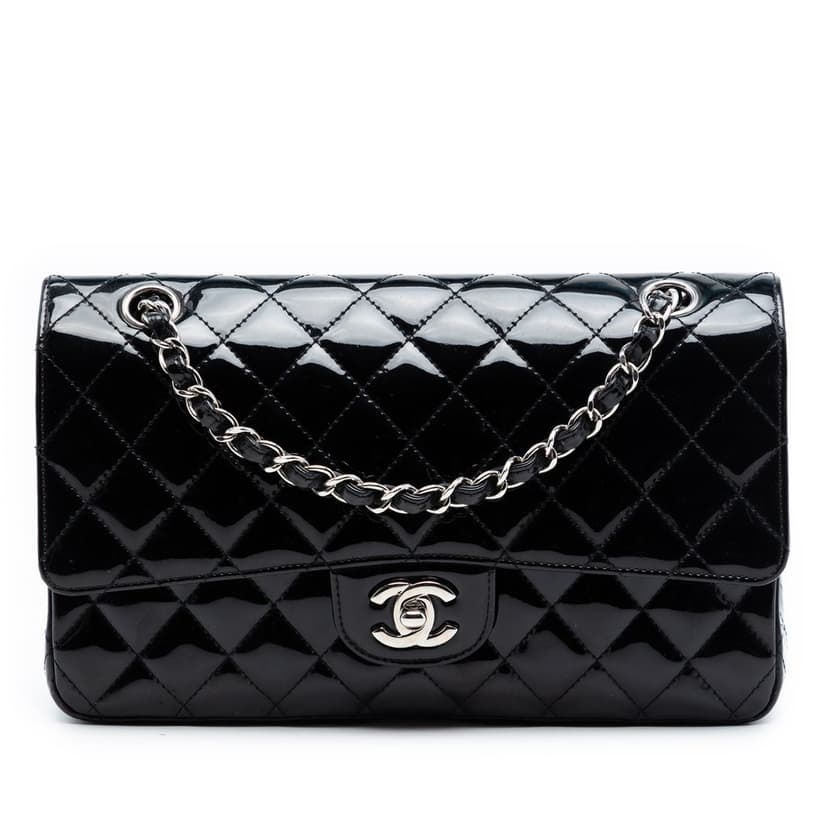 Chanel Medium Classic Patent Double Flap