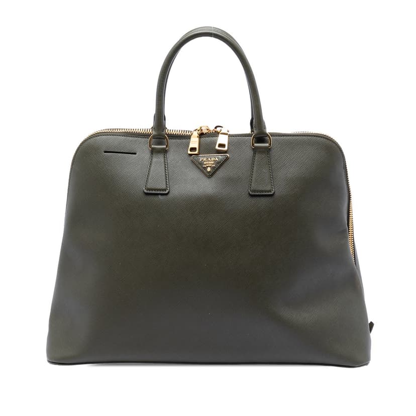 Prada Extra Large Saffiano Lux Promenade Satchel